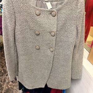 Elegant Gray Women's Coat